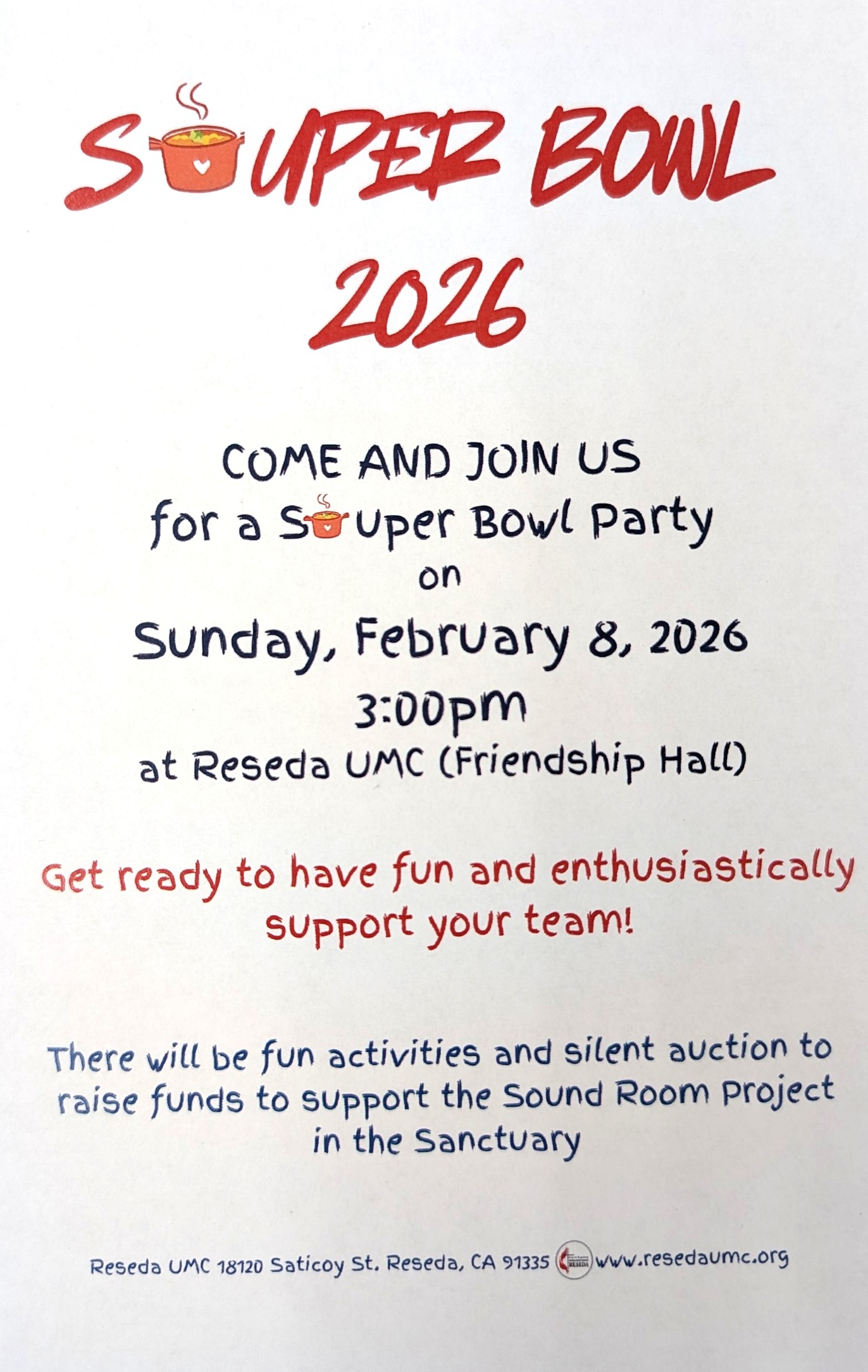 Souper Bowl Party 2026